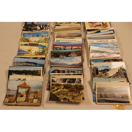 210 - A Large collection of European & British Post Cards to include: Jersey, Clovelley, Ireland, etc. Nee... 