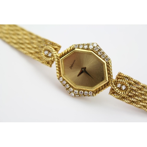 114 - A Beautiful Ladies 18ct Gold Cocktail Watch, Made by 