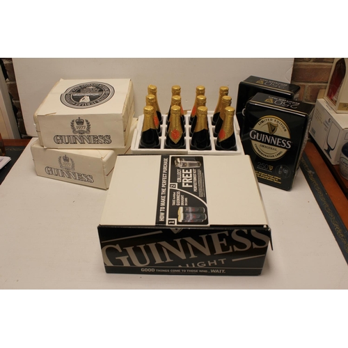 144 - A Large Tub of GUINNESS Memorabilia to include a Trade Box of 12 Perfectionist Kits in Individual Bo... 