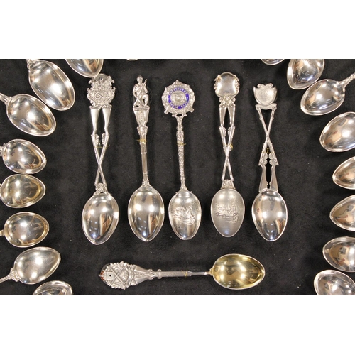 7 - A Collection of Silver Rifle Association and Shooting Club Spoons including The Boer War, artist rif... 