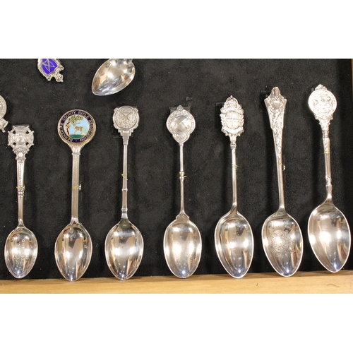 7 - A Collection of Silver Rifle Association and Shooting Club Spoons including The Boer War, artist rif... 