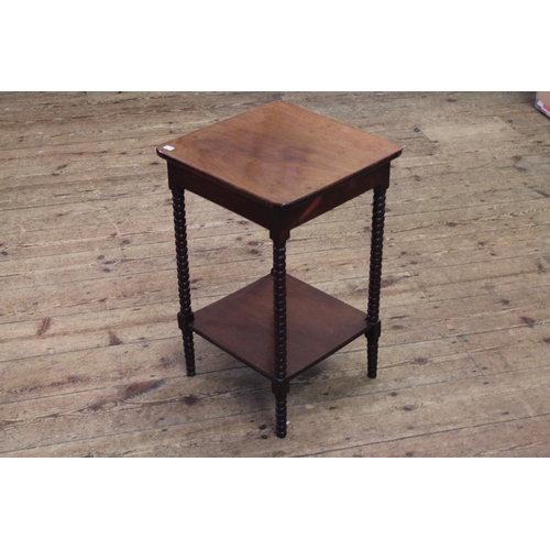 404 - A Late 19th Century Box & Twist Mahogany Side Table.