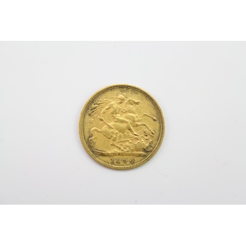 255 - An 1894 Queen Victoria Head Gold Half Sovereign. (London Mint). Weighing: 4 grams.