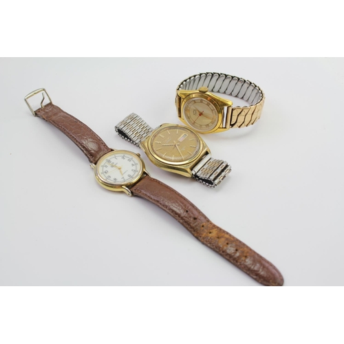 206 - Three Gentleman's Wristwatches to include a Seiko, Service & Canova.