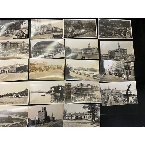 880 - A collection of Original Post Cards to include 25 on Shanghai including the Bund, Nanking road, Chin... 