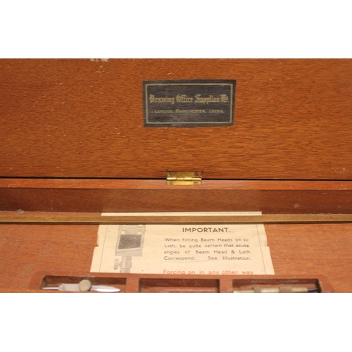 566 - A Mahogany Boxed Case 