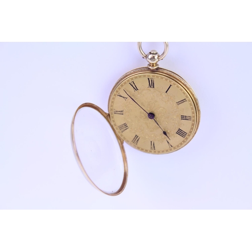 193 - A Ladies 9ct Swiss Cased Pocket Watch by Lasier of Geneva, blue steeled, Flip Case, Model No: 5852. ... 