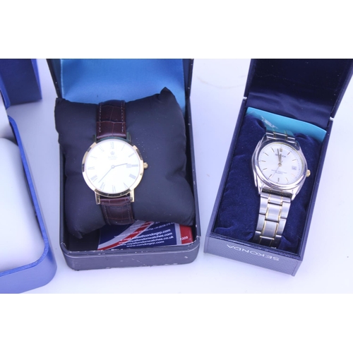 200 - A Sekonda wristwatch in stainless steel along with one other and a Rotary wrist watch.