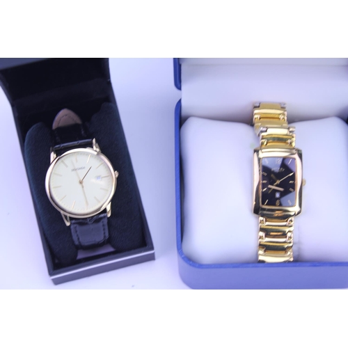 200 - A Sekonda wristwatch in stainless steel along with one other and a Rotary wrist watch.