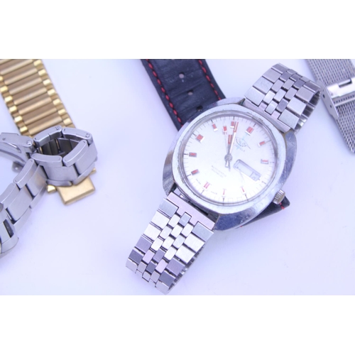 201 - An Accurist Sky Master watch along with other watches.