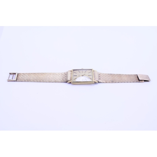 204 - A Juvenia 18ct Gold Wristwatch with flexible link strap. Weight approximately 50 grams gross. (inclu... 