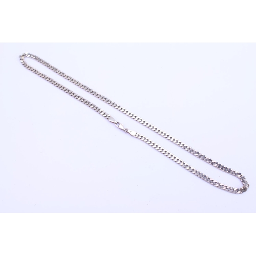 168 - A Ladies 9ct Gold Curb Link Chain. Weighing: 16.7Grams.