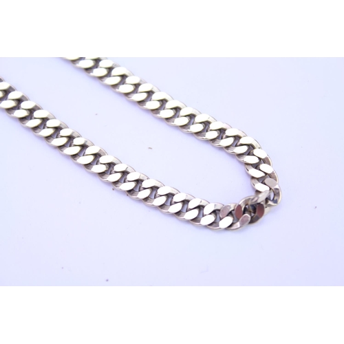 168 - A Ladies 9ct Gold Curb Link Chain. Weighing: 16.7Grams.