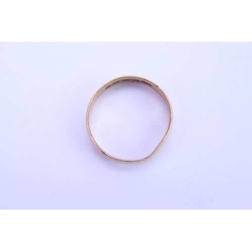 179 - A 22ct Gold Wedding Ring. Weighing: 3.9 grams. Size: O.