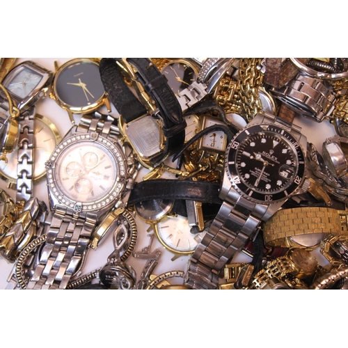 209 - A large Collection of various watches to include Seiko, Rotary, Sekonda, Avia, DKNY, Swatch, Geese, ... 