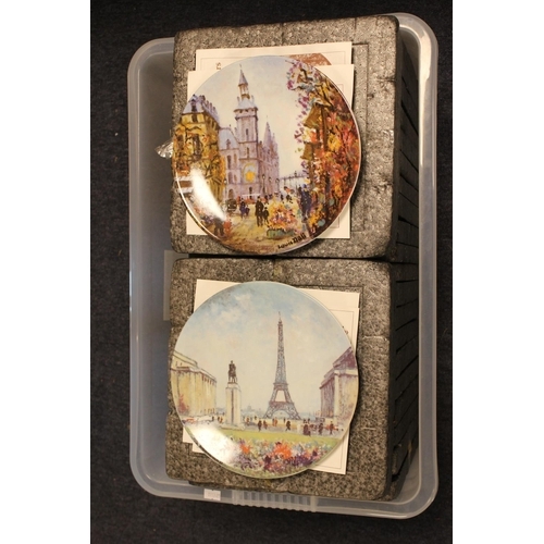 737 - A Collection of 12 Boxed Collectors Plates to include Limoges 1981/82, Eiffel Tower, etc.