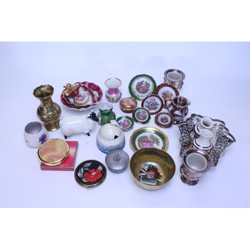 788 - A quantity of Limoges China, Silver Plate, Figurines, etc.