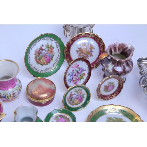 788 - A quantity of Limoges China, Silver Plate, Figurines, etc.