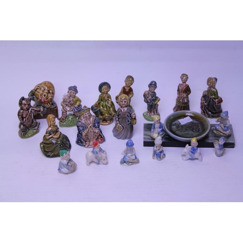 817 - A Collection of WADE Nursery Rhyme Figures to include Jack & Jill, Little Boy Blue, Old King Cole, B... 