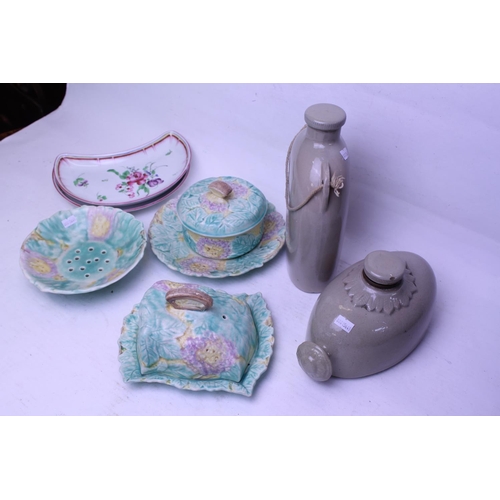 845 - A Collection Avon Ware Multi-Coloured Ceramics, Salad plates & Hot Water Bottles.