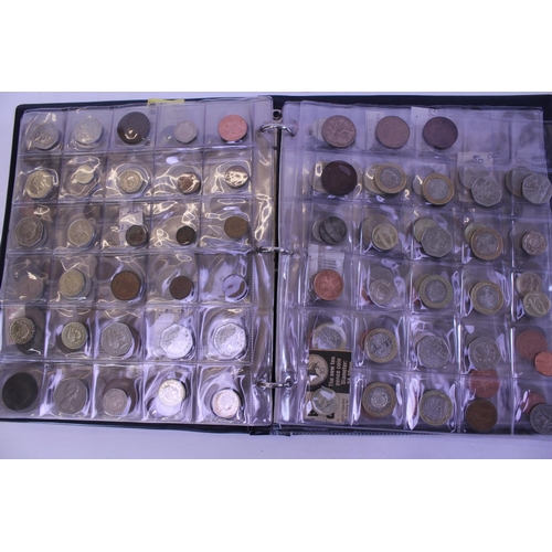 348 - A Coin Album to include a Large Collection of Bronze & Cupro-Nickel Coins, along with Current £2, £1... 