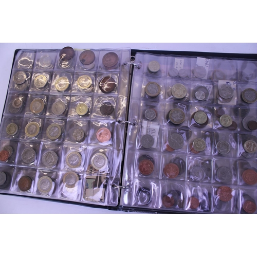 348 - A Coin Album to include a Large Collection of Bronze & Cupro-Nickel Coins, along with Current £2, £1... 