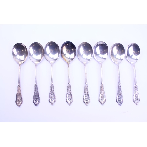 13 - A Collection of 8 Fruit Spoons by 