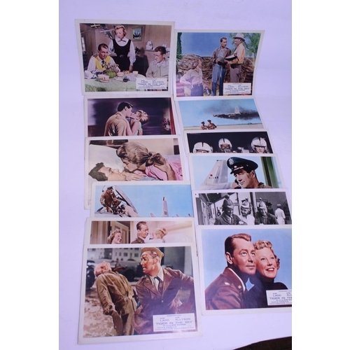 337 - A Collection of Photographic original UK Lobby Cards 10” x 8”   with Alan Ladd, Rock Hudson, Bill Ow... 