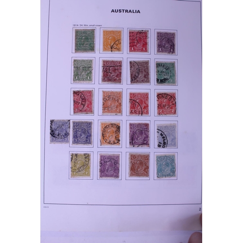 362 - A Collection of Norwegian Stamps contained in a Blue Album and a Similar set of Australian Stamps. N... 