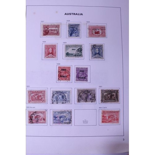 362 - A Collection of Norwegian Stamps contained in a Blue Album and a Similar set of Australian Stamps. N... 