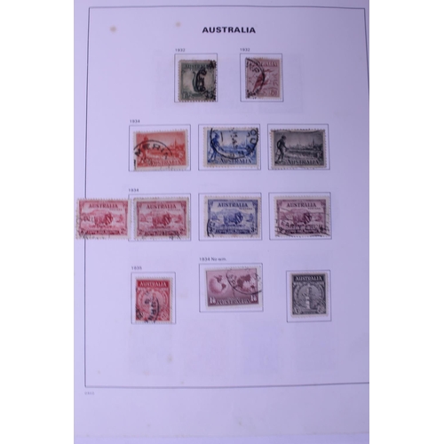 362 - A Collection of Norwegian Stamps contained in a Blue Album and a Similar set of Australian Stamps. N... 