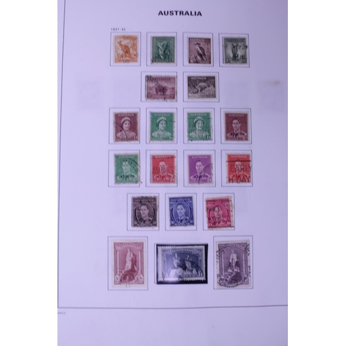 362 - A Collection of Norwegian Stamps contained in a Blue Album and a Similar set of Australian Stamps. N... 