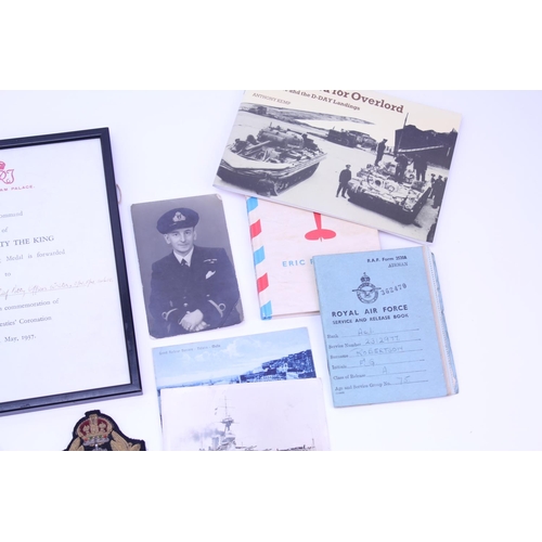 376 - An interesting collection of personal items collected by Chief Petty officer Maurice Leslie Hudson, ... 