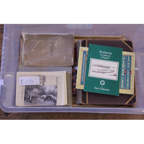 301 - A Collection of Hampshire Memorabilia and Books to include a Large Barton-on-Sea Brochure dated Octo... 