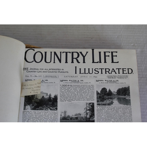 327 - A Bound Country Life 1899 and a Catalogue of Victorian house hold goods.