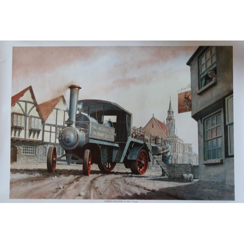 342 - Three Original Posters to include Turner Poster of Poole with Traction Engine, Munich 2001, Concorde... 