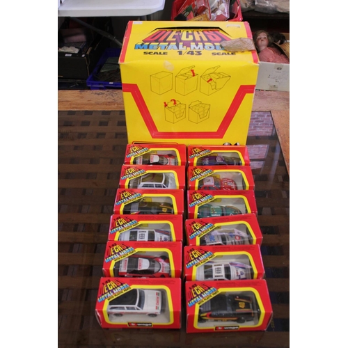 97 - A Scarce Trade Box of 24 x 1/43rd Scale Model Cars from 1983. The model are in Mint Original Conditi... 