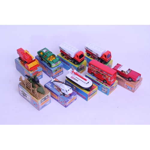 207 - A Collection of 9 x 1980s Matchbox Models, All Mint with Excellent Original Boxes to include Numbers... 