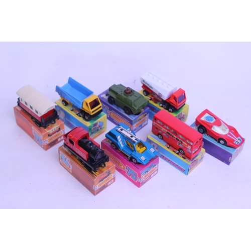 210 - A Collection of 8 x 1980s Matchbox Models, All Mint with Excellent Original Boxes to include Numbers... 