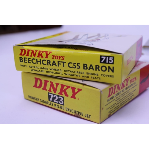 70 - 2 x Original Dinky Planes to include No: 723 