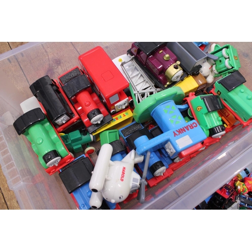 329 - A Large Collection of Play worn Thomas The Tank Engine ranging from 1980-1990 with some made by ERTL... 