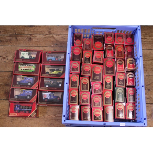 200 - A Box of 45 Matchbox Yesteryear Models in the Maroon Coloured Boxes. Models Mint & come with Excelle... 