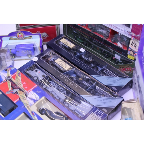 119 - A Collection of Military Lledo models to include 12 x Boxed Gift Sets along with 8 x Single models, ... 