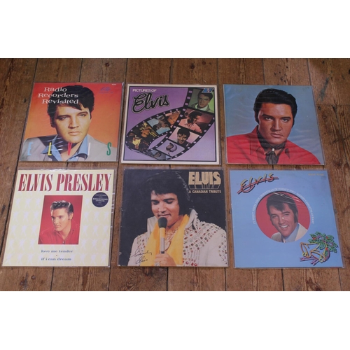 532 - A Collection of 6 Original Elvis Presley LP Records to include 