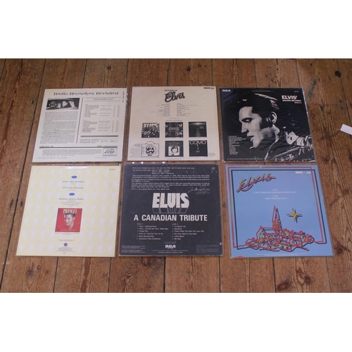 532 - A Collection of 6 Original Elvis Presley LP Records to include 