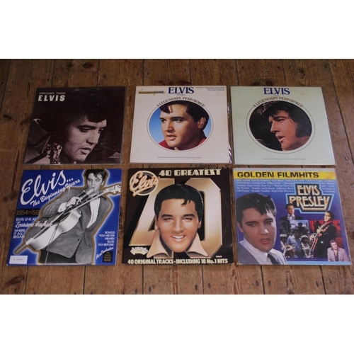 534 - A Collection of 6 Original Elvis Presley LP Records to include 