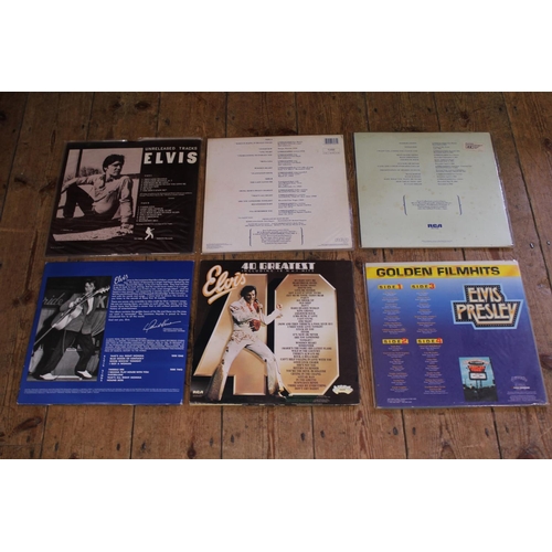 534 - A Collection of 6 Original Elvis Presley LP Records to include 