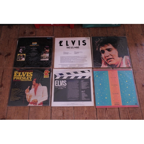 535 - A Collection of 6 Original Elvis Presley LP Records to include 