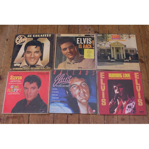 536 - A Collection of 6 Original Elvis Presley LP Records to include 