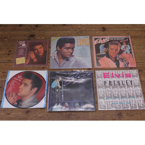 538 - A Collection of 6 Original Elvis Presley LP Records to include 